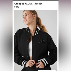 Alo Yoga cropped GOAT jacket